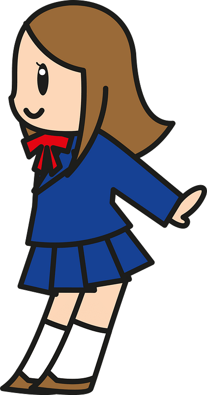 Female high school student
