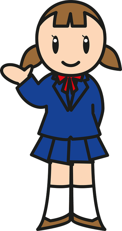 Female high school student