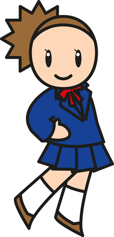 Female high school student
