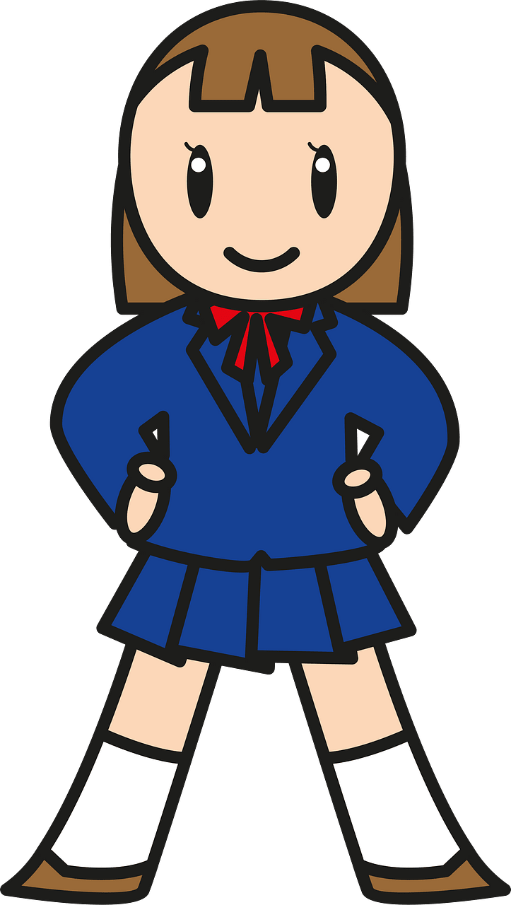 Female high school student