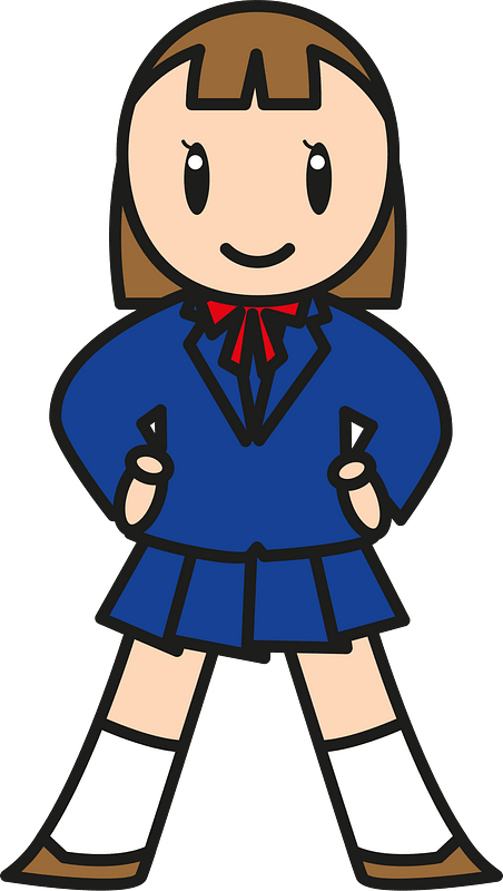 Female high school student