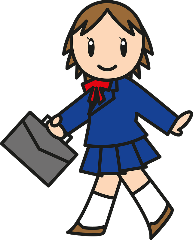 Female high school student