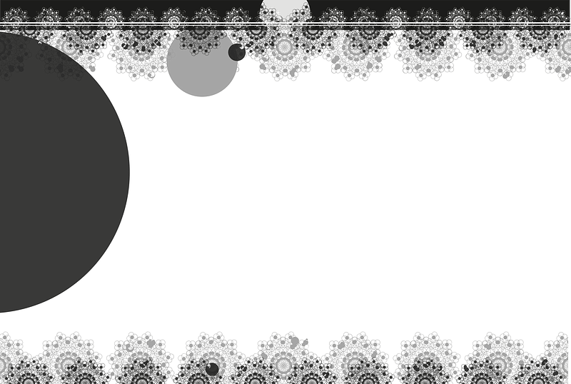 Gothic lace frame