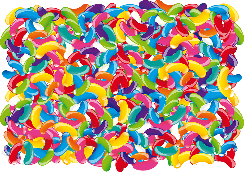 Jelly beans background