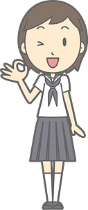 Middle school girl