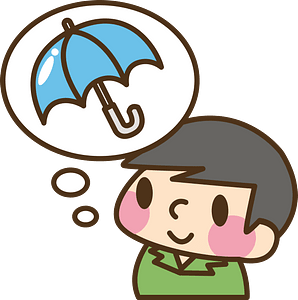 Rainy season boy