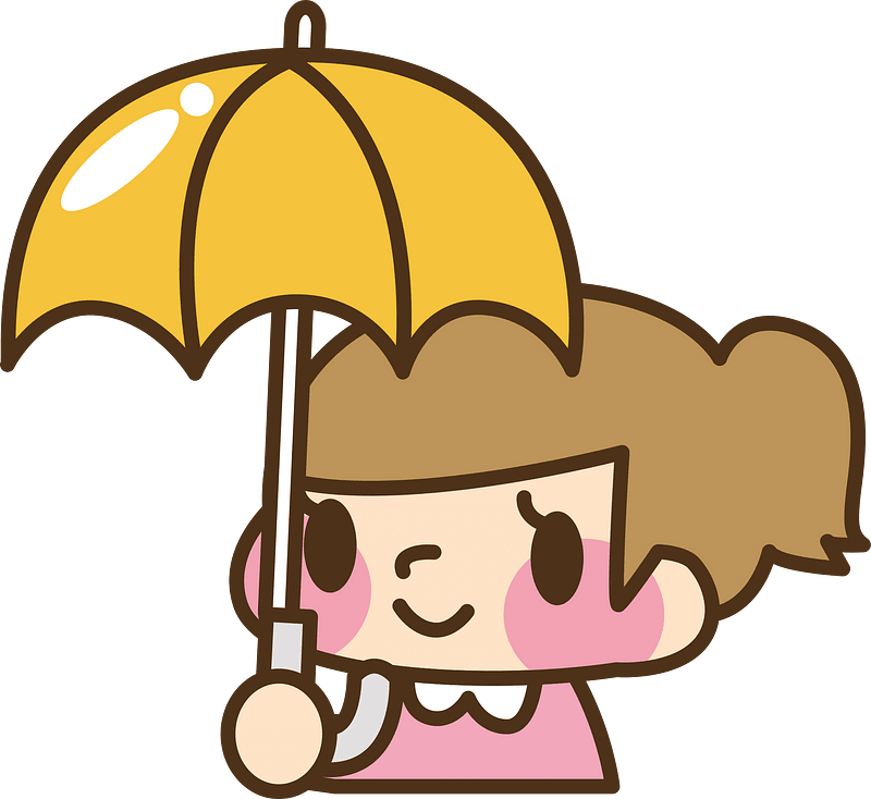 Rainy season girl