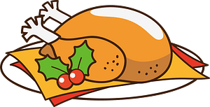 Roast turkey chicken
