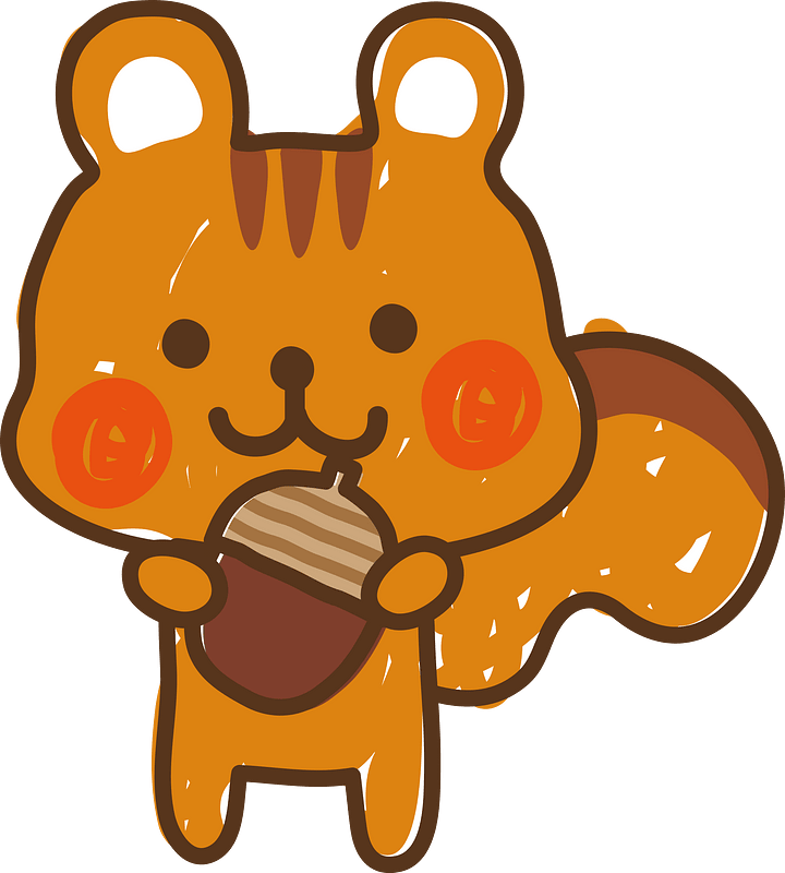 Squirrel acorn