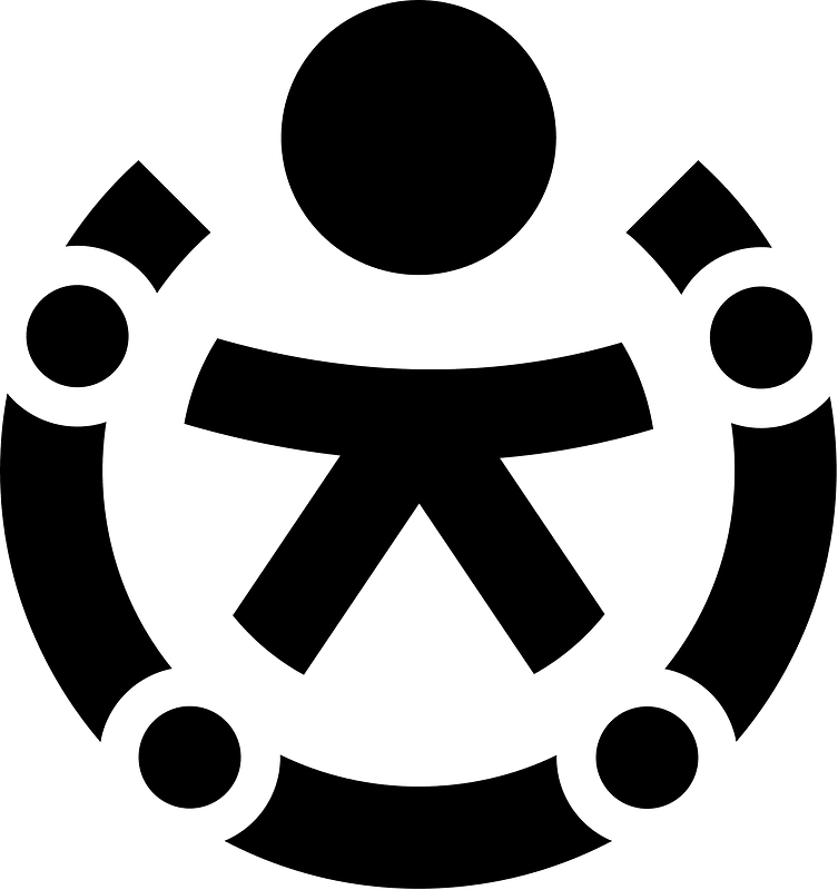 Wikimedia Accessibility mark bw