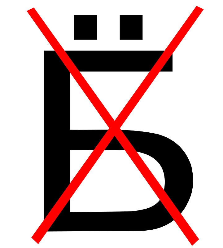 Russian mat symbol stroke