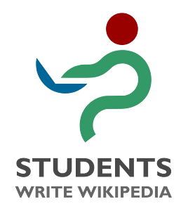 Students write Wikipedia - logo