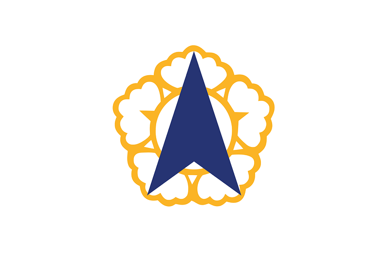 Former flag of the Committee of the Five Provinces of North Korea
