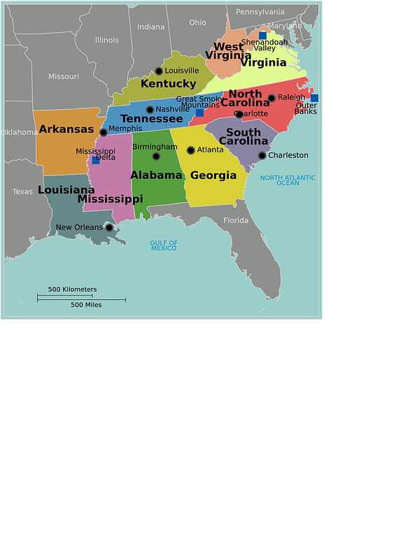 Map-USA-South01
