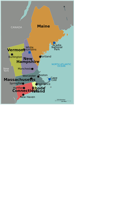 Map-USA-New England01
