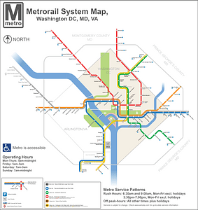 DC Metro Map 2013