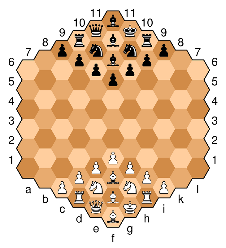 McCooey chess setup
