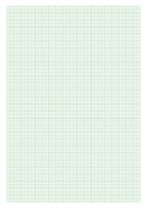 Graph paper mm green A4