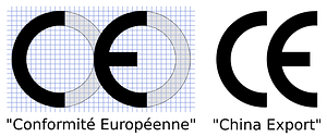Comparison of two used CE marks