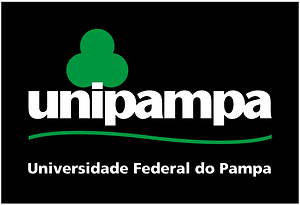 Unipampa Assinatura visual logo logotipo vertical preto