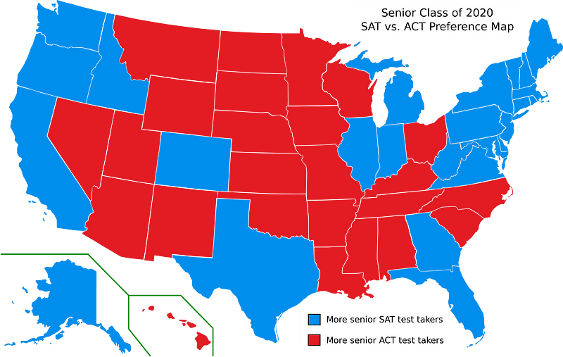 SAT-ACT-Preference-Map