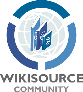 Wikisource Community Logo globe text