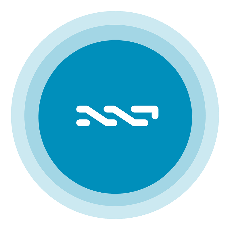 Nxt Logo Main Round - vector blue