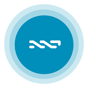 Nxt Logo Main Round - vector blue