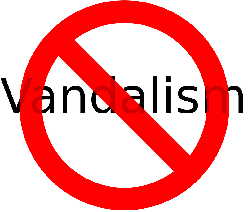 No vandalism allowed on Wikipedia