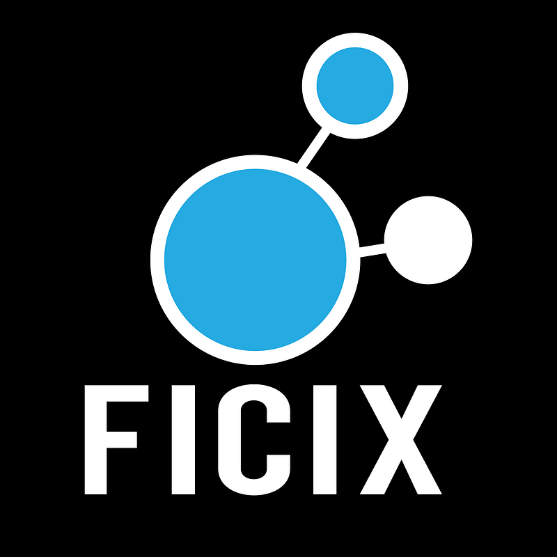 FICIX logo negative