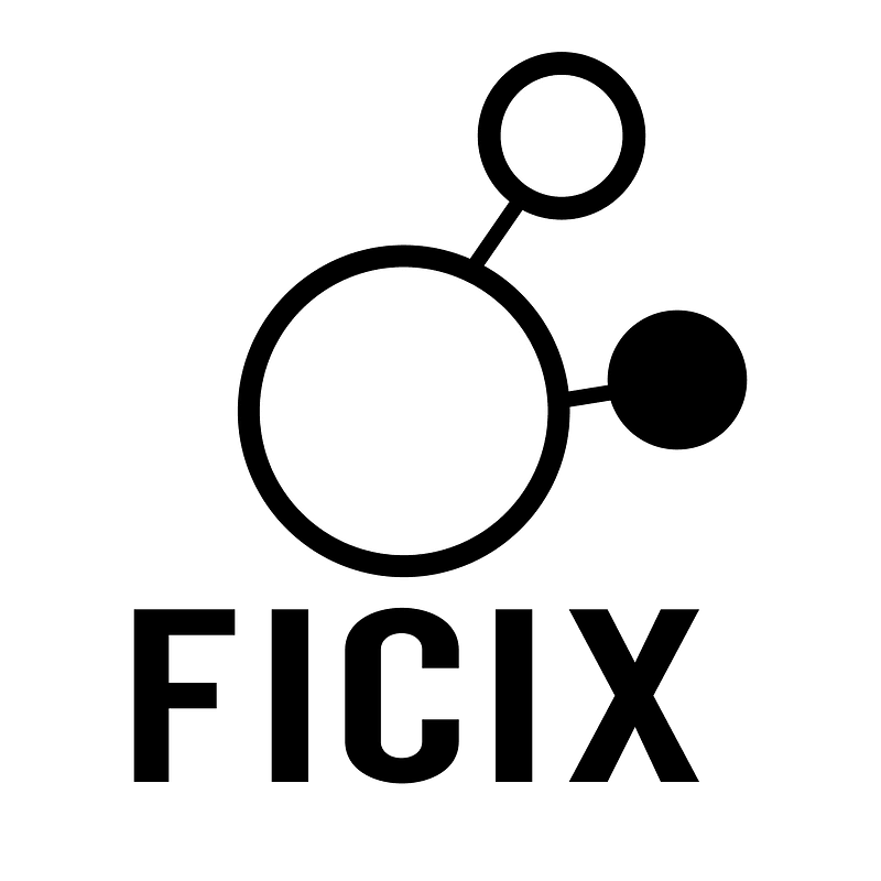 FICIX logo black and white