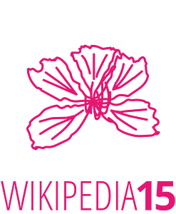 Bauhinia blakeana wordmark pink