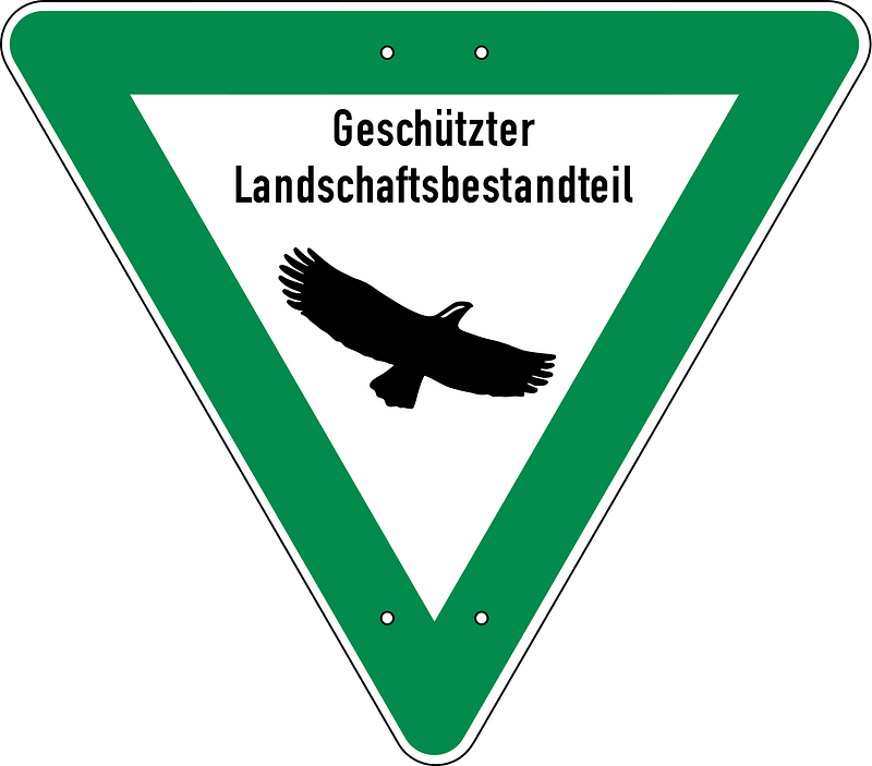 Sonderschild Geschützter Landschaftsbestandteil, Bayerisches Landesamt für Umwelt, Stand 12-2007