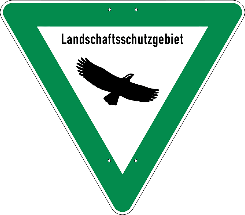 Sonderschild Landschaftsschutzgebiet, Bayerisches Landesamt für Umwelt, Stand 12-2007