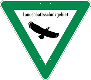 Sonderschild Landschaftsschutzgebiet, Bayerisches Landesamt für Umwelt, Stand 12-2007