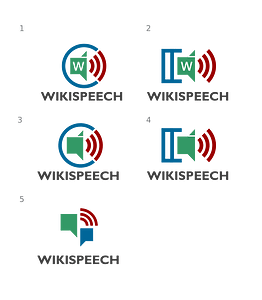 Wikispeech Logo Proposals v1 (SVG)