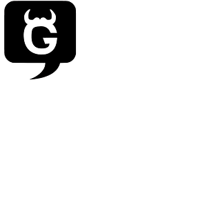 GNU Social Image Logo black