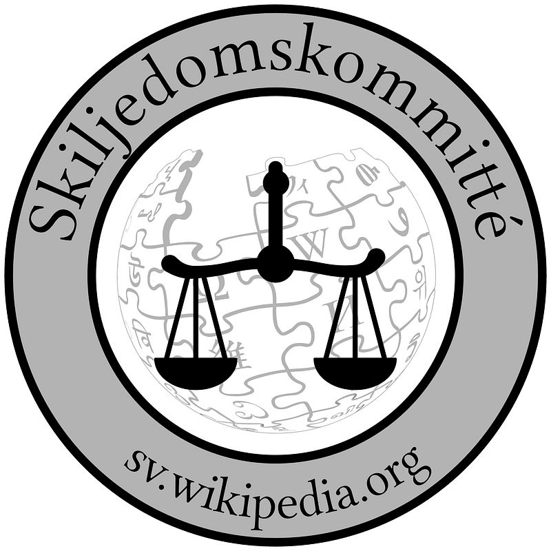 Wikipedia Arbitration Committee Logo sv