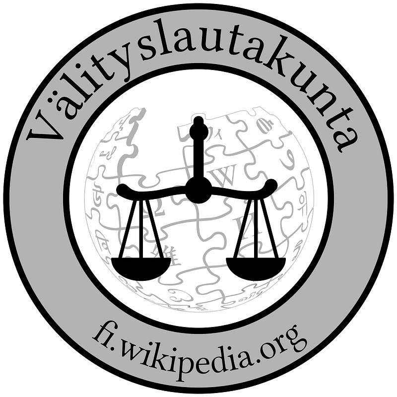 Wikipedia Arbitration Committee Logo fi