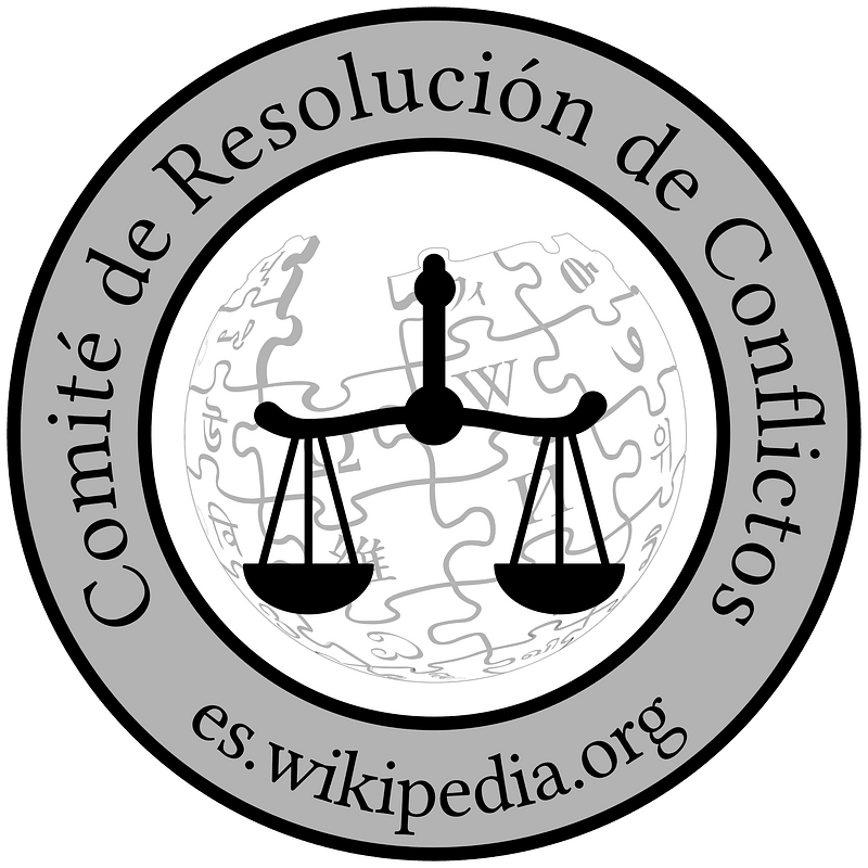 Wikipedia Arbitration Committee Logo es