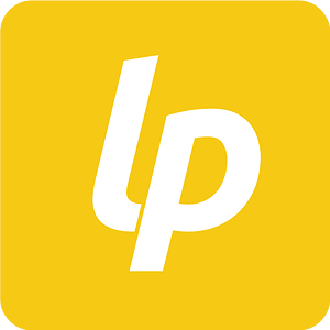 Liberapay logo v2 white-on-yellow