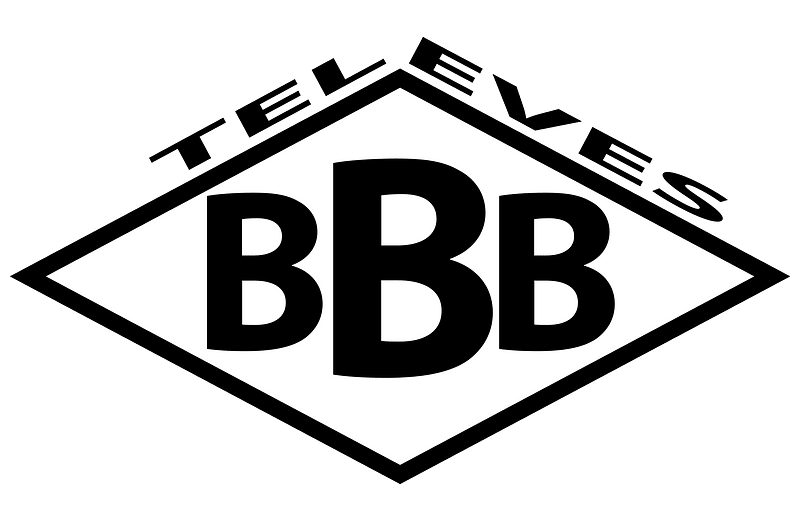 TELEVES BBB logo antigo anos 1950
