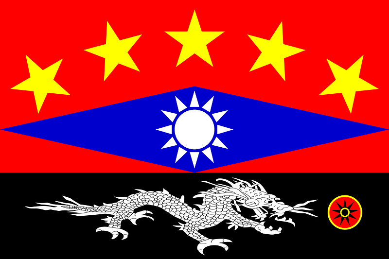 China reconciliation flag (fictive)