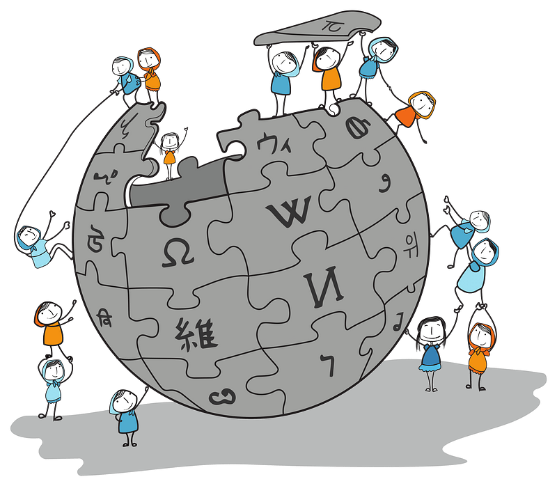 Wikipedia Community cartoon - for International Women's Day