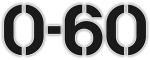 0-60 Magazine logo black