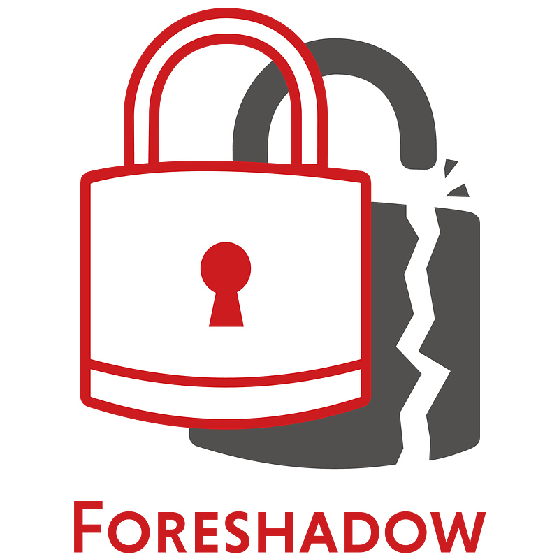 Foreshadow logo with narrow text