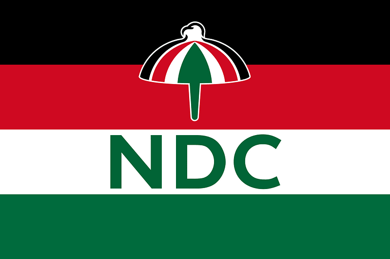 Flag of the National Democratic Congress (Ghana)