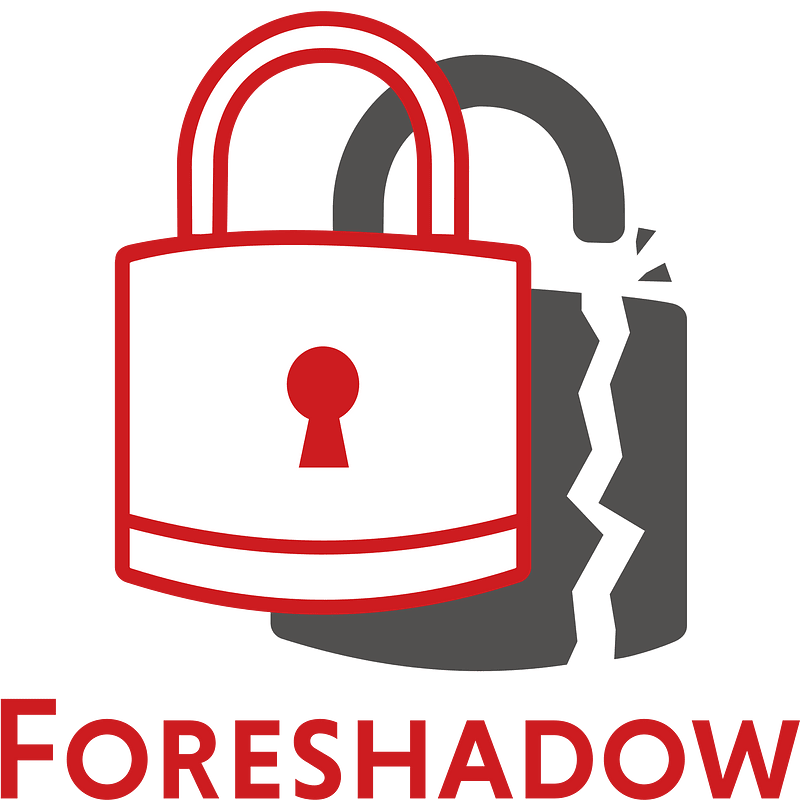 Foreshadow logo with wide text