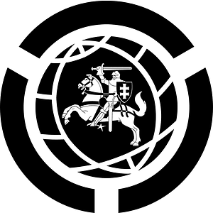 Lietuvos Vikimedijos dalyvių grupės logotipas (vienspalvis variantas be užrašo)