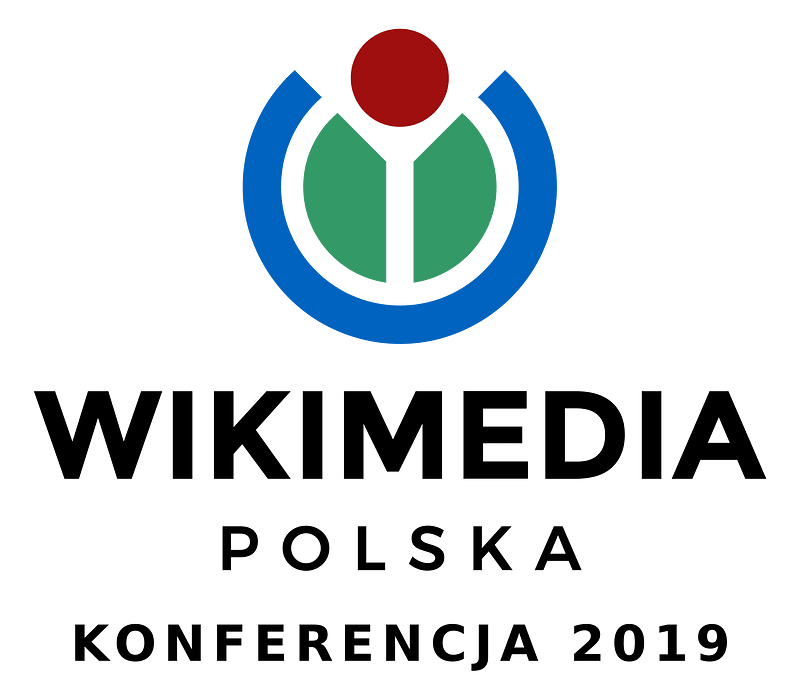 Konferencja Wikimedia Polska 2019 logotyp kolor pionowy